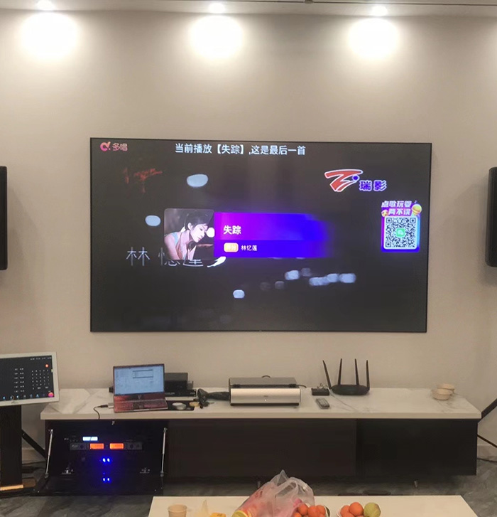 海东通山苏河KVT-65寸智能电视机+音响设备+点歌机